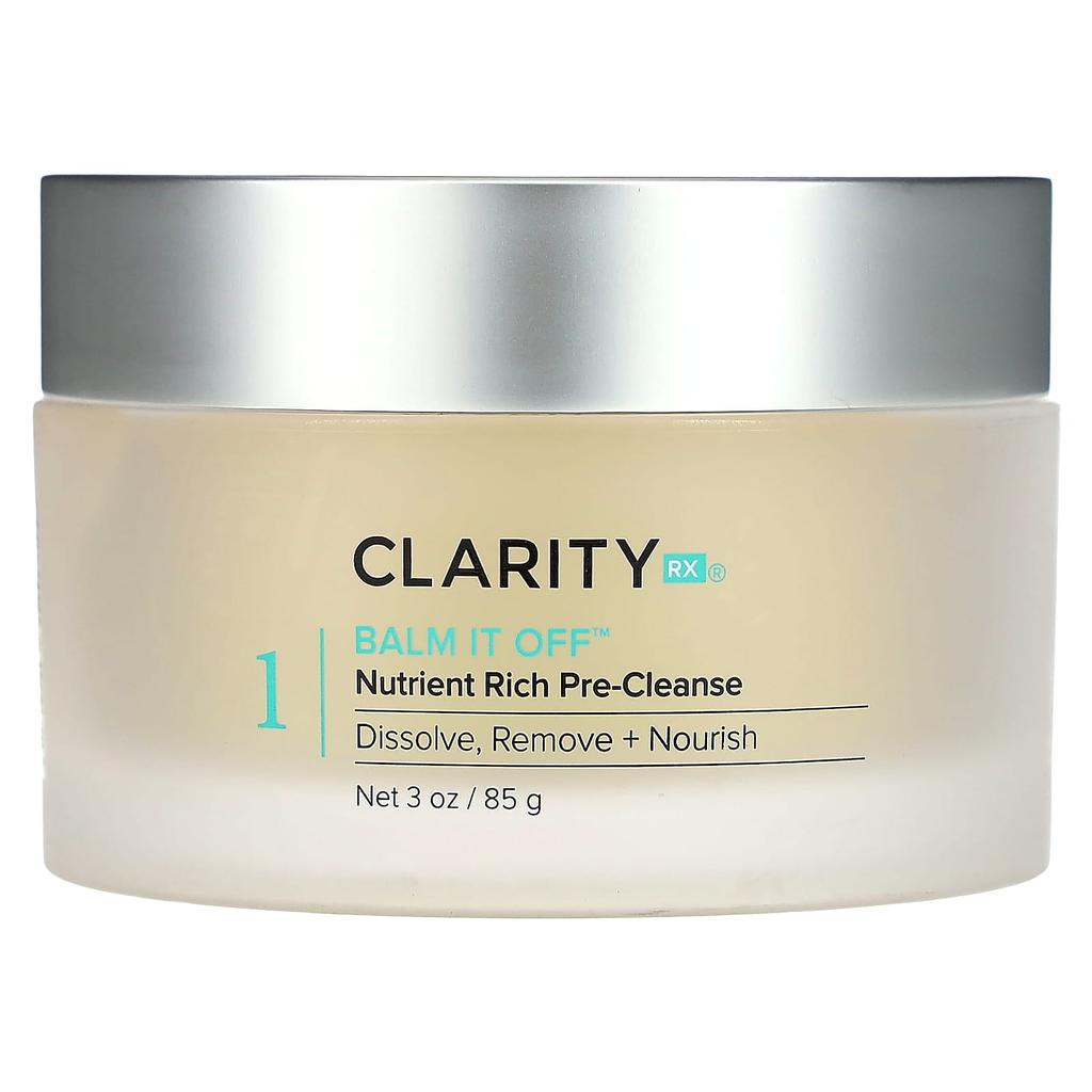 ClarityRx Balm It Off, Nutrient Rich Cleansing Before, 85 G (3 Oz)