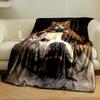 Bulldog Cat Blanket bedroom Blanket for Livingroom Couch lunch break Soft throw for Friend's festival Gift