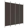 VidaXL Room Divider 4 Panels Folding Room Separator Privacy Screen Partition Decoration Living Room 350183