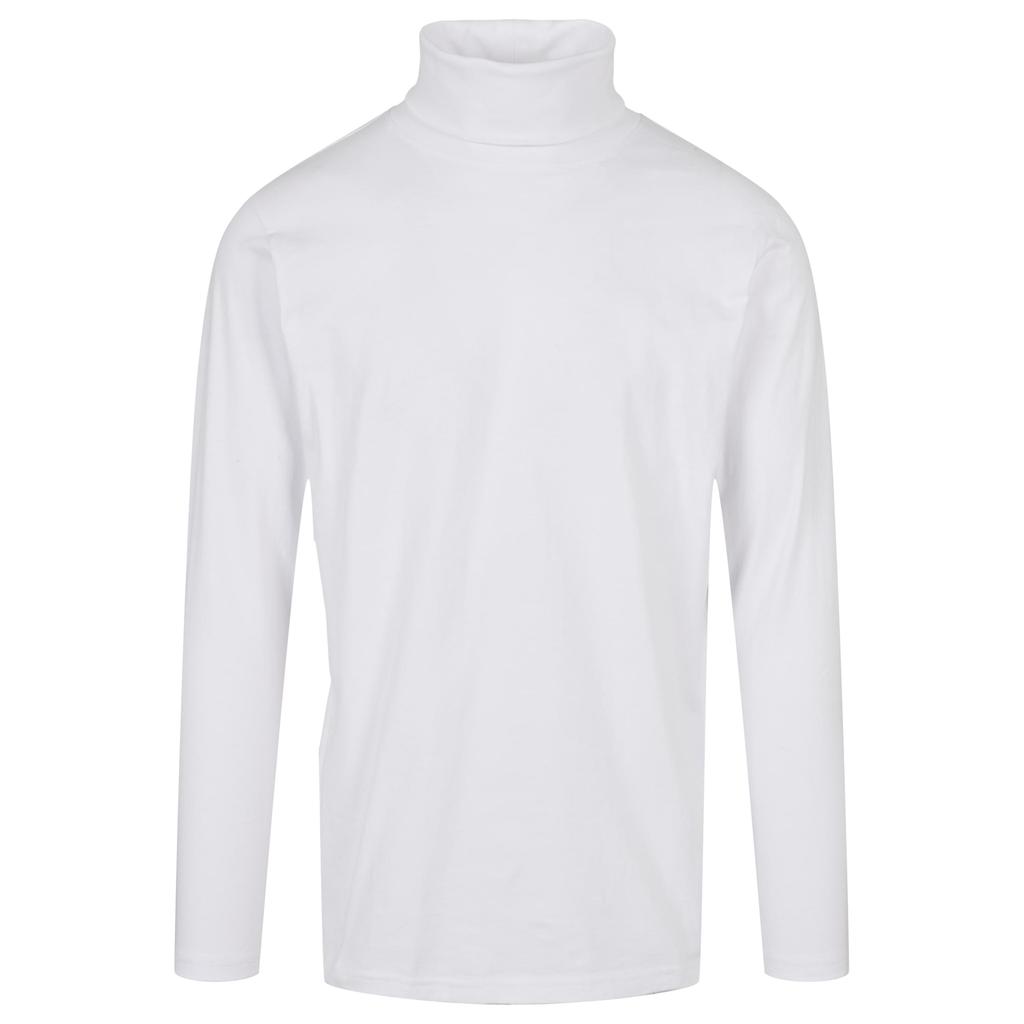 Build Your Brand Unisex Adult Turtle Neck Long-Sleeved Sweatshirt