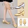Latin Dance Shoes for Women High-heeled Adult Female Sandals Soft Sole Outdoor Ballroom Tango Shoe Women's Salsa Dancing Shoes