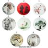 National Day Toys Gifts Temple Fair Decoration Paper Lantern Lampshade Flower Lantern Round Lamp