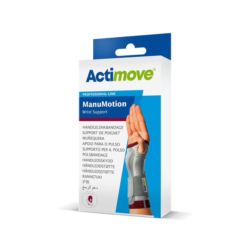 Actimove Pro Wrist Brace with Reinforcement and Medical Compression Size (Left) White (7349746) (K=12)