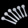 20Pcs Powder Spoon White Measuring Spoon Plastic Small Spoon