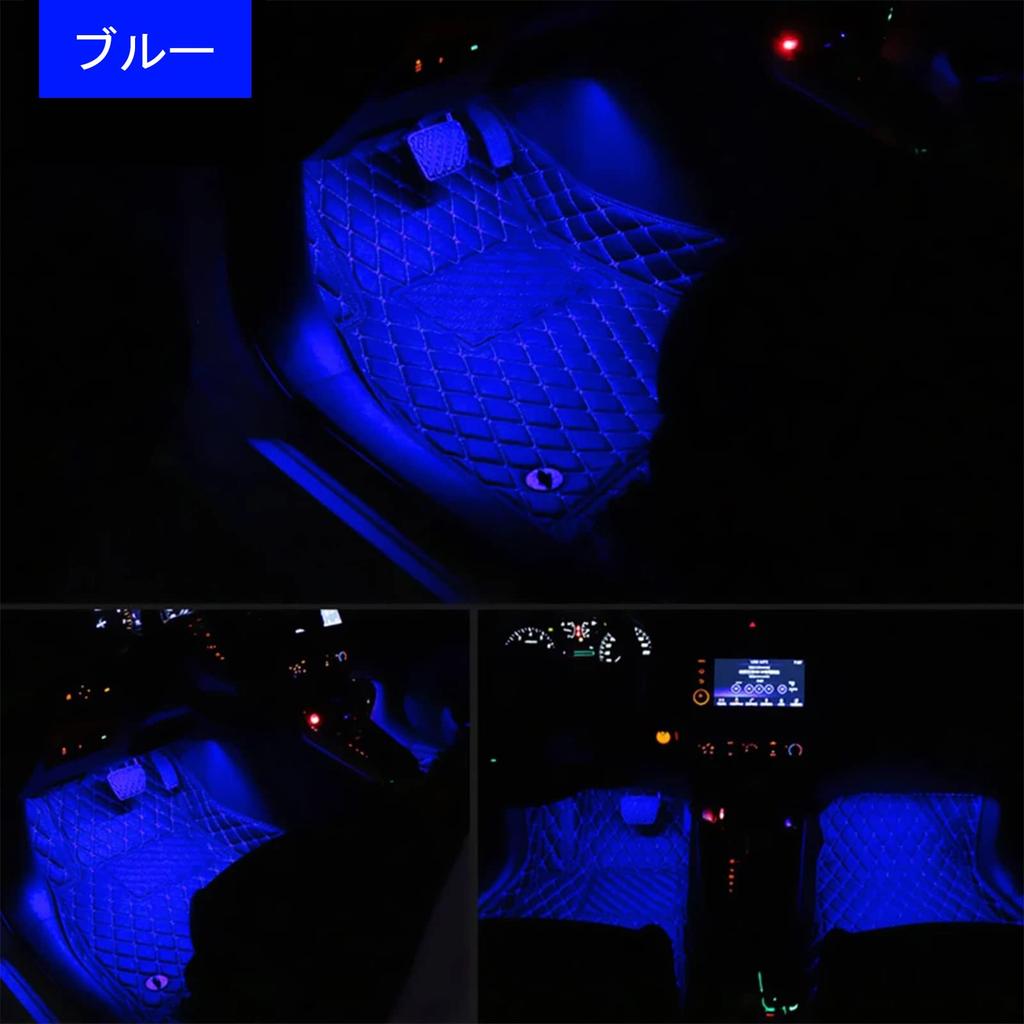 LIKENNY Оригинальная сменная светодиодная внутренняя лампа, Набор из 2 штук, Подсветка для ног, SMD-светодиод, 3 чипа, Автомобиль