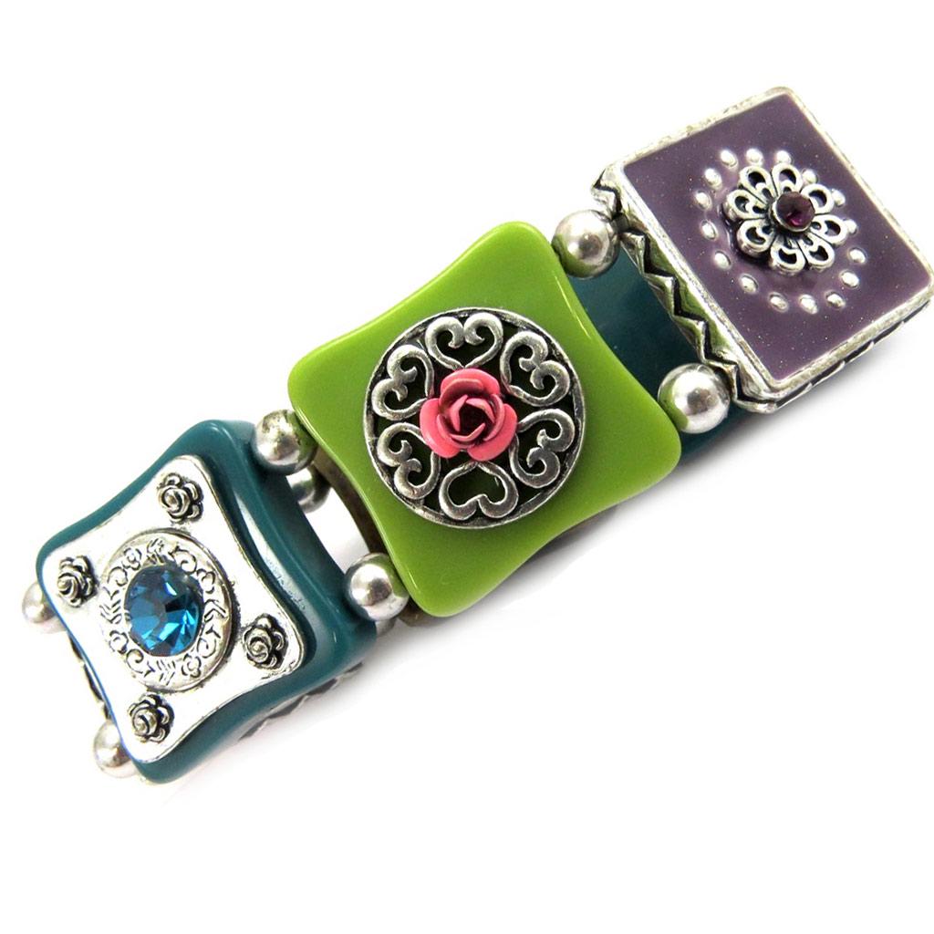 Les Trésors De Lily [G6367] - Дизайнерский браслет «Бабушка» tutti frutti