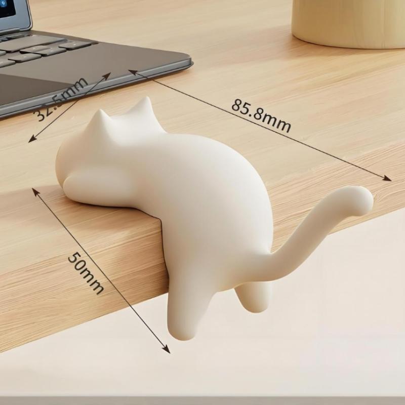Cute Portable Cat Bag Hook Hanger Table Hook Handbag Backpack Travel Bag Organizer Holder Home Office Decor Desk Side Hooks