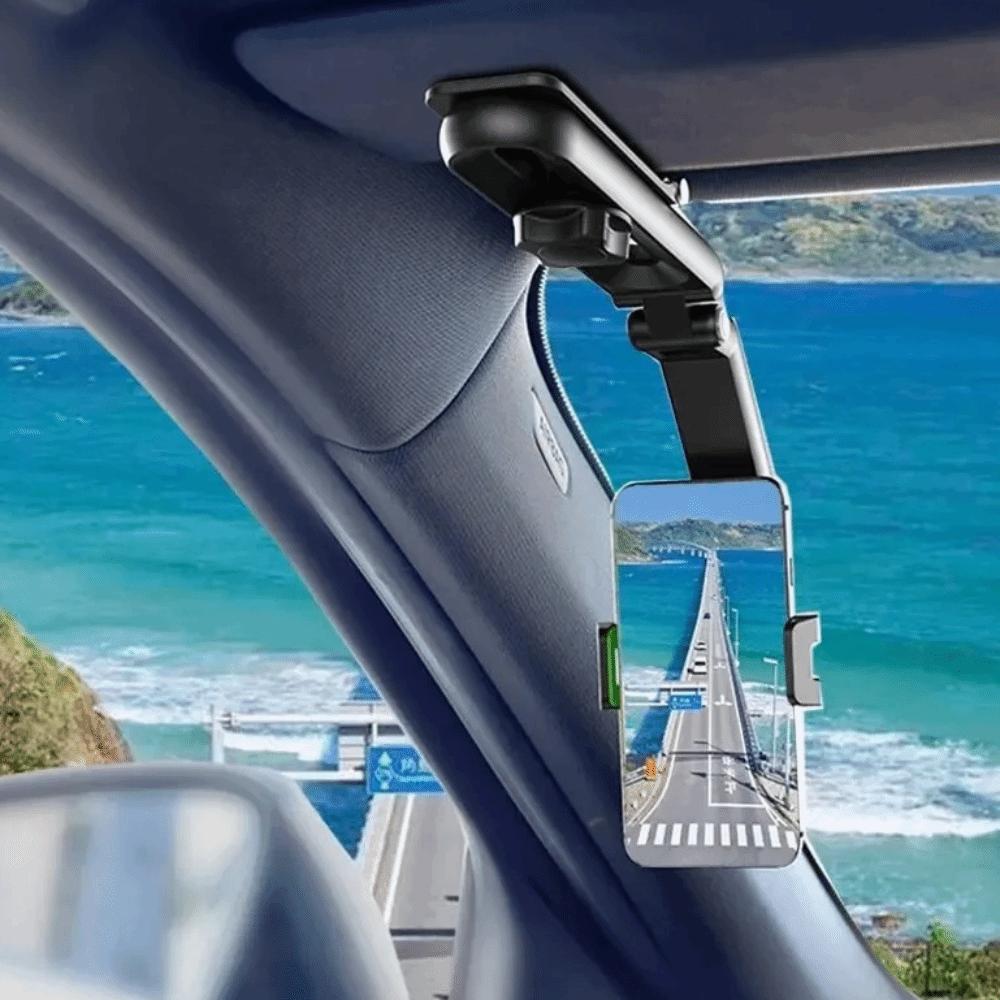 360° Rotatable Sun Visor Holder Anti Slip Car Navigation Stand Driving Phone View