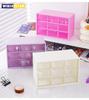 Органайзер для ящика с 9 отделениями Прозрачный Маленький Разделитель для ящика Студенческий стол Настенный Ящик для хранения мелочей Милый
