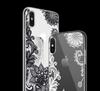 Lace Flower Slim Clear Soft Silicone Case Cover For Iphone X 6s 7 Plus 8