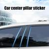 6Pcs For BMW 3 Series E46 4-door Sedan Saloon 1998-2004 2005 Door Window Pillar Posts Trim Molding Cover Stickers Accessories