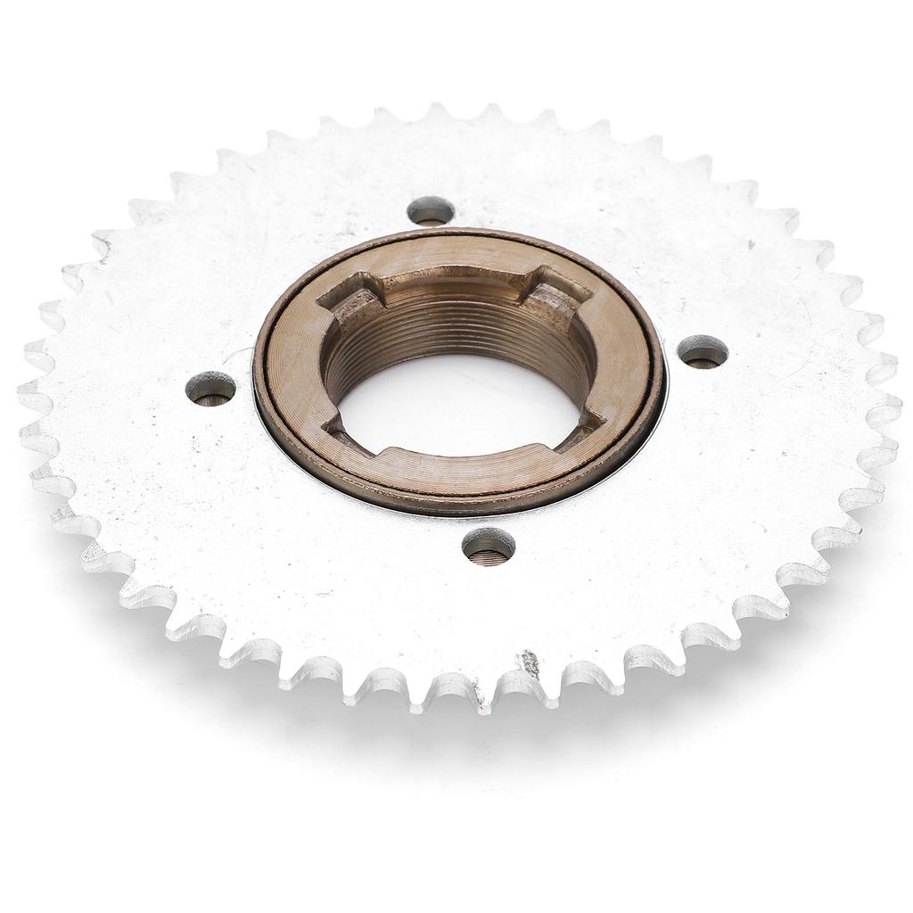 T8F 44T Задняя цепная звездочка с 4 отверстиями, беззубый маховик, комплект для мотоциклов 47cc 49cc ATV