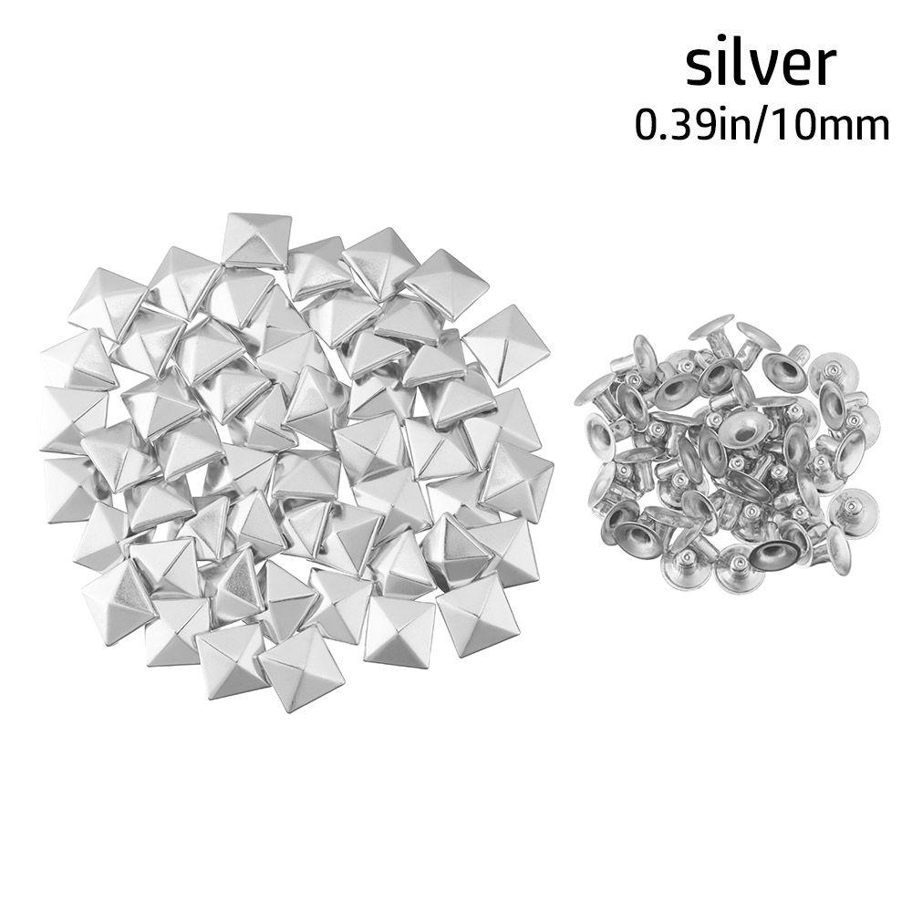 Обувь, декор сумки, аксессуары для одежды, фиксирующие шпильки в форме пирамиды, тканевые пуговицы, квадратные заклепки, металлические шипы