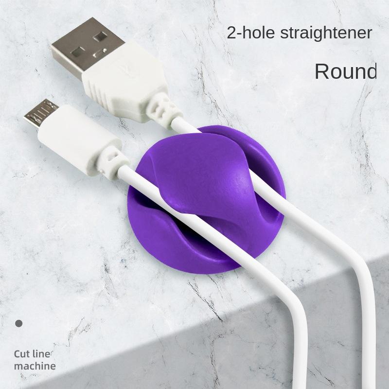 2 шт./компл. резиновый держатель для кабелей, зажимы для автомобильного стола, кабель для зарядки, органайзер для наушников