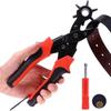 Steel Hole Punch Pliers Revolving Eyelet Piercer Multifunctional Belt Puncher  Punch Hole Tool