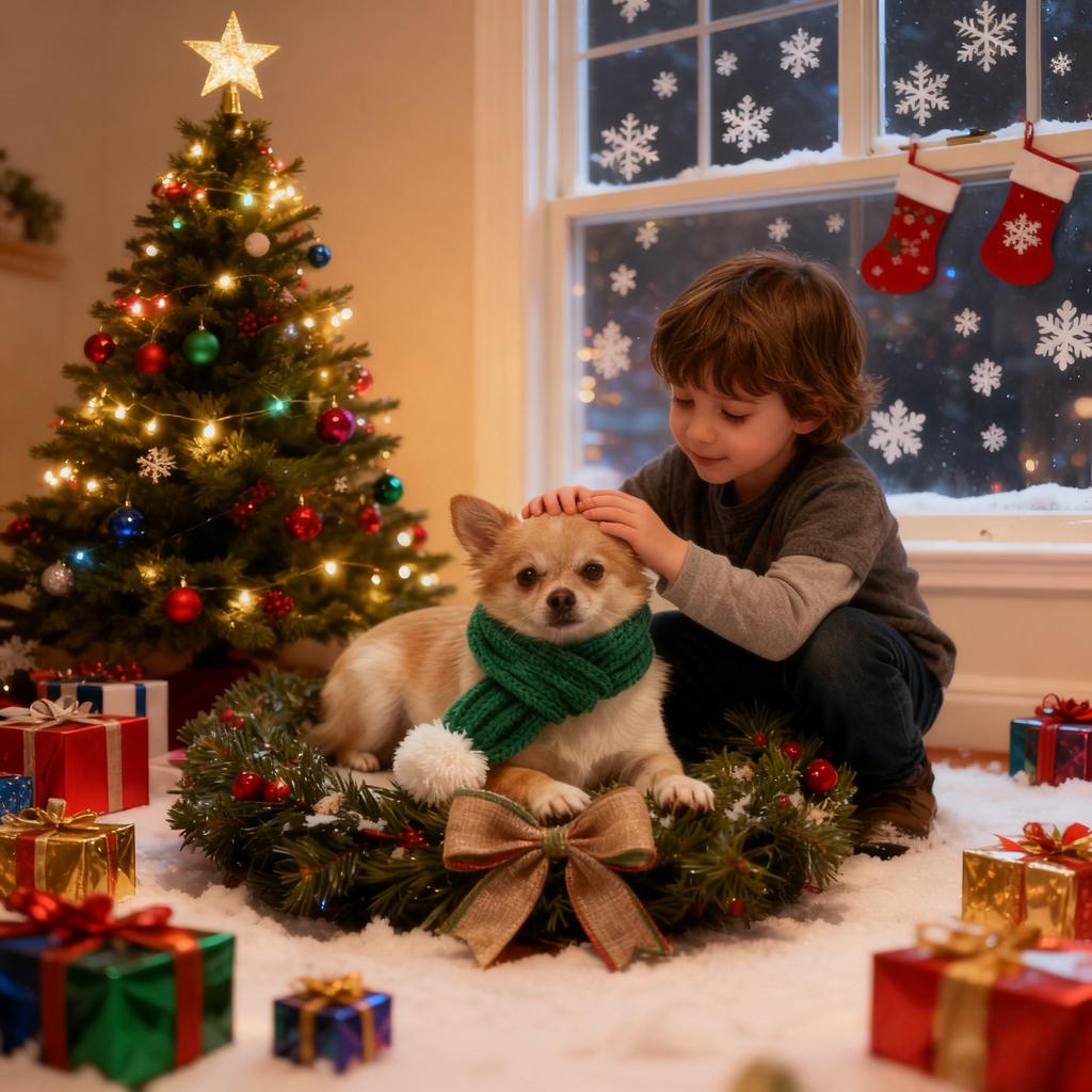 Питомец Рождественская накидка и шляпа Праздничный набор, Наряд для преображения собаки, Рождественский костюм для маленьких собак