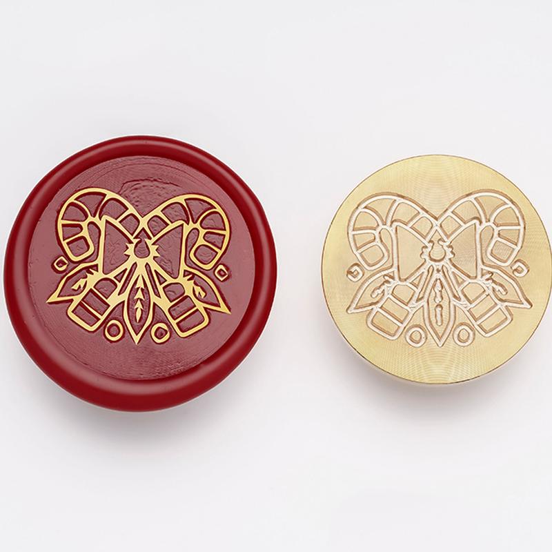 Счастливого Рождества сургучной печатью головы рождественские новогодние печати серии