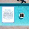 Purifier Solar Pool Ionizer Cleaning Tool for Above Ground Inground Eliminating Algae Copper Water Ionizer with 3 Cleaning Brush