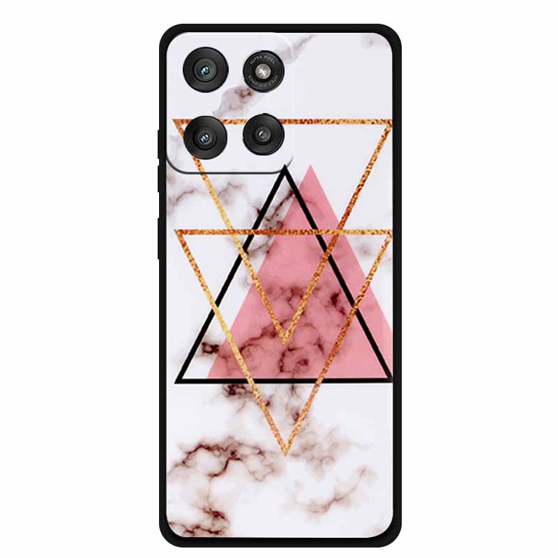 For Motorola Edge 60 Stylus Case Marble Painted Silicone Back Cover Case for Edge 60 Stylus Case Back Coque Edge 60 Stylus Cases