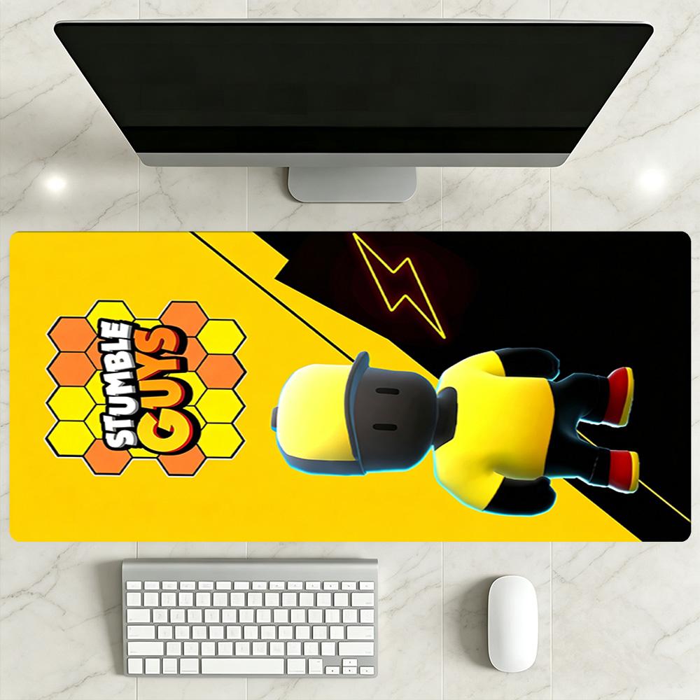 Stumble Guys Gaming Mouse Pad Desk Mouse Pad HD Print Desk Pad Non-Slip Rubber Bottom Office and Gaming Desk Decoration