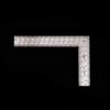 Double-Sided Metal Ruler Measuring Tool Mini Ruler Drawing Tools L Square Ruler  Educational