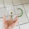 Handmade Glass Cup Animal Plant Shape Transparent Water Cup Cute Coffee Milk Drink Cup