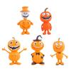 Decorative Knick-knacks Cartoon Pumpkin Man Statue Cute Figurine Resin Crafts for Halloween Decoration Evenements Kids Gift