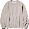 Uniqlo Однотонная толстовка унисекс с круглым вырезом, длинным рукавом и спущенной линией плеча Бежевая 475377-31