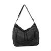 Denim Shoulder Bag for Women Hobo Large Zipper Satchel Handbag Purse