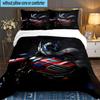 Clown villain 3pcs Bedding Set,Including 1pc Duvet Cover And 2pcs Pillowcases Perfect Gift for Christmas,Ideal for Bedroom, Dormitory