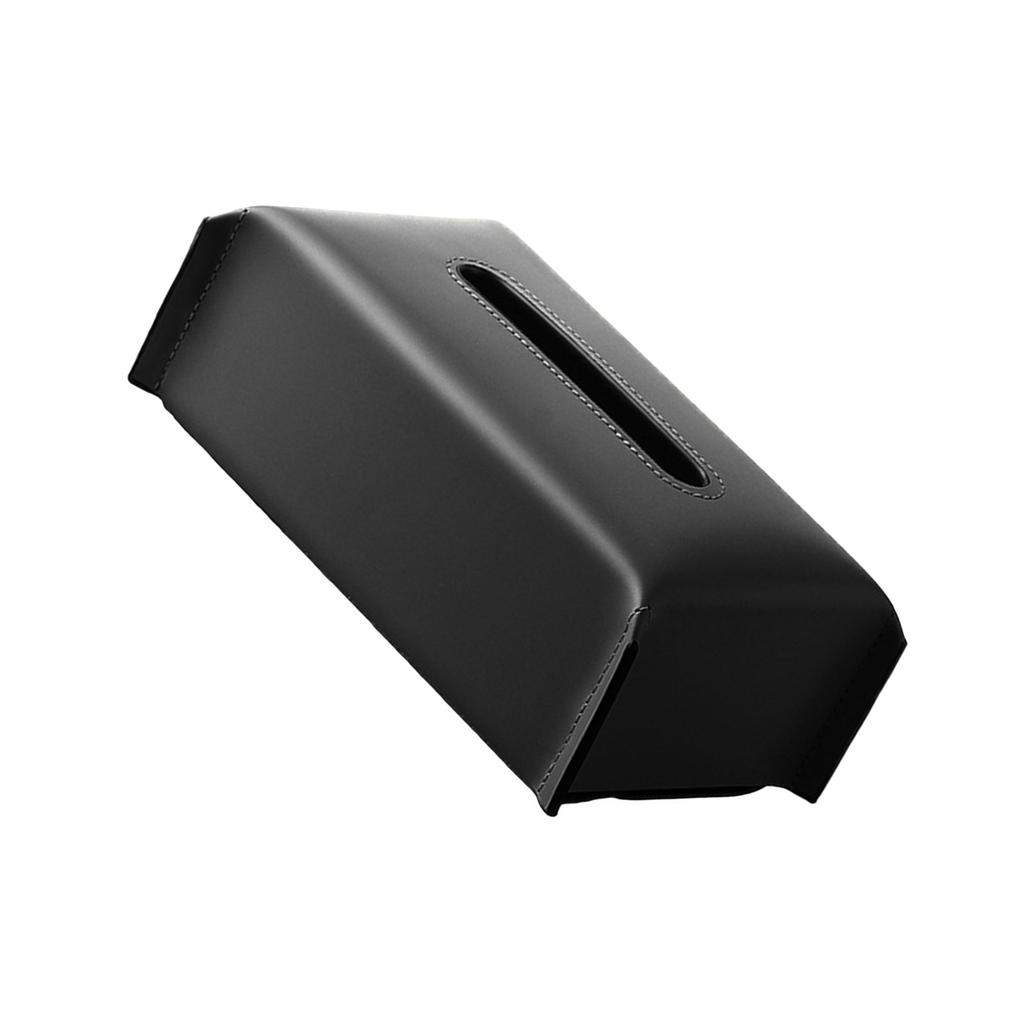 Коробка для салфеток из искусственной кожи, прямоугольный контейнер для бумажных полотенец, элегантный чехол для хранения салфеток, многоразовый диспенсер для салфеток