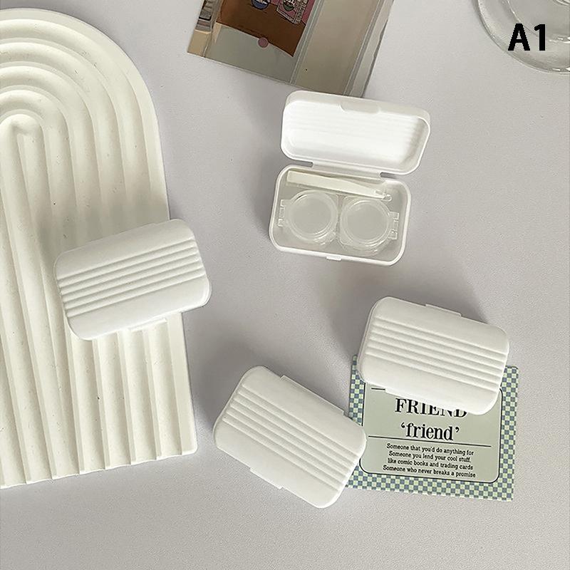 Портативная коробка для контактных линз Candy Color для девочек, минималистичный набор для контактных линз