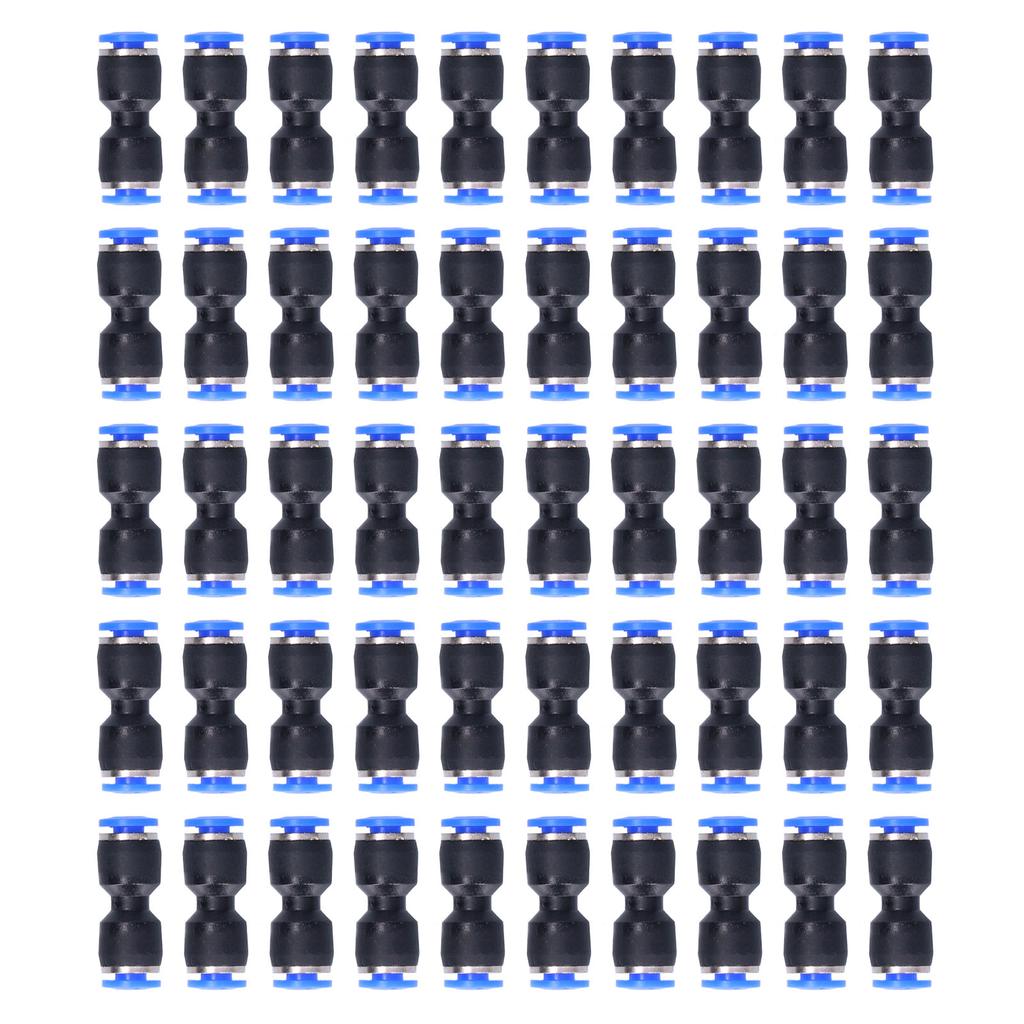 50 шт. Прямой пневматический соединитель Вставные фитинги для ПУ?4 Воздушные трубки Промышленные принадлежности