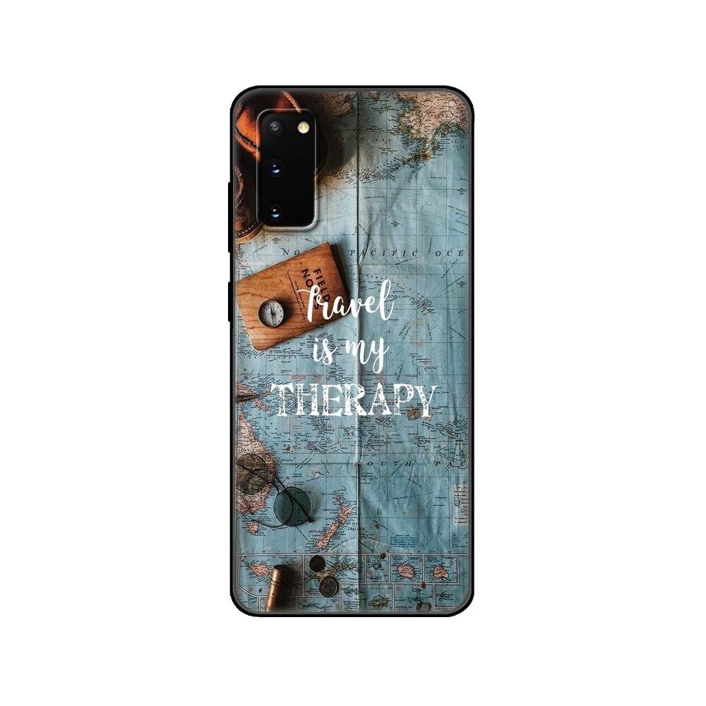 Чехол для Samsung Galaxy S20, чехол для Samsung S20 PLUS S20 Ultra S20 FE, силиконовый чехол из ТПУ, чехлы для телефонов GalaxyS20 S 20 + черный чехол из ТПУ