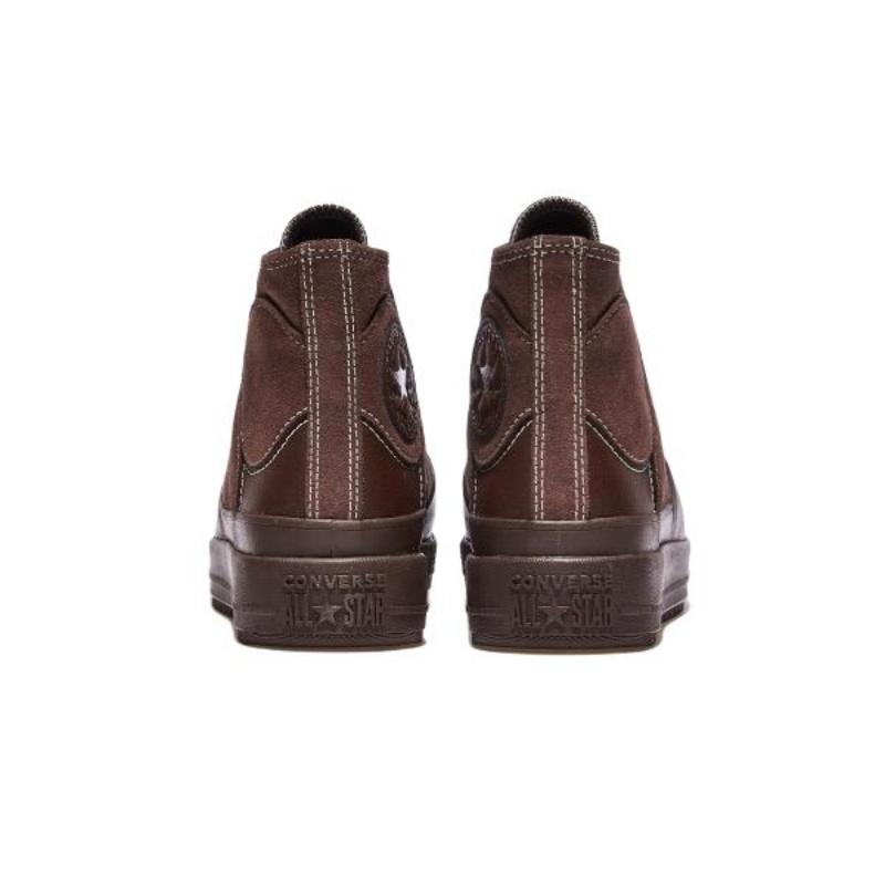Converse Chuck Taylor All Star Comfortable Versatile Shock Absorbing Durable High Top Skate Shoes Unisex Sneakers Earth-Brown A05616C