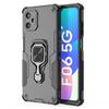 For Samsung Galaxy F06 5G Case Rotatable Ring Kickstand PC+TPU Shockproof Phone Cover