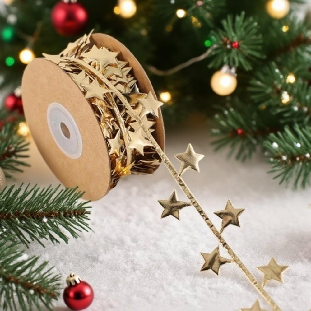 Искусственная звезда декоративная лента ПУ кожа звезда упаковочная подарочная коробка лента букет