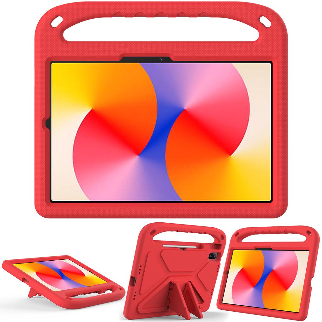 Kids Friendly EVA Case For Huawei MatePad SE 11 Built-in Kickstand Cover With Hand Holder Shockproof Protection