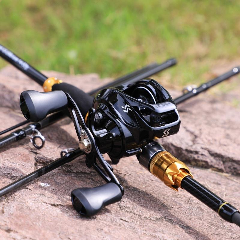 Набор катушек для пресноводной и морской удочки, 1,8-2,1 м, дорожная удочка, 12 + 1BB, катушка для приманки, окунь