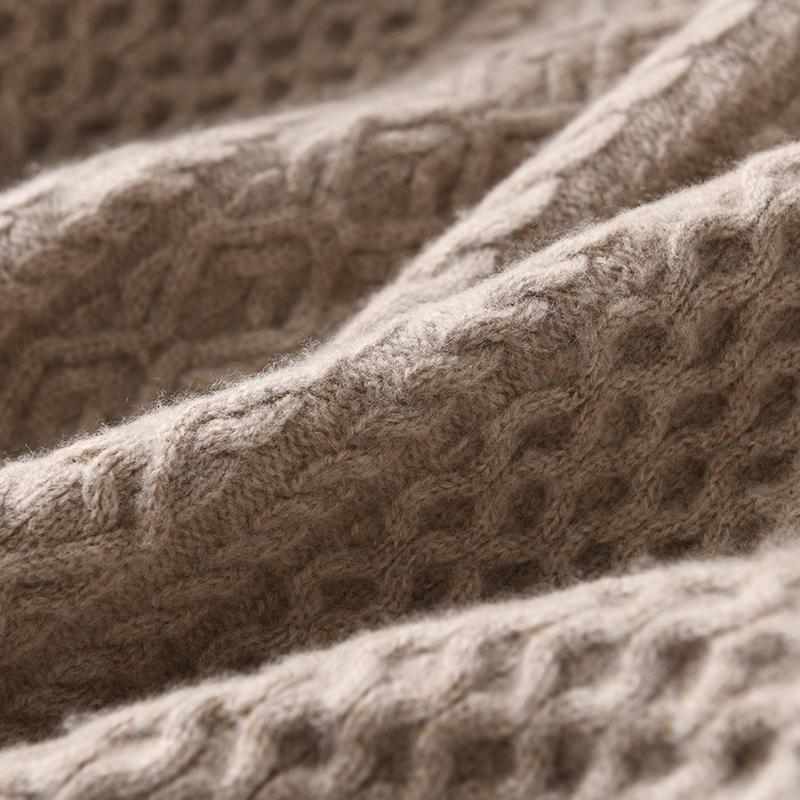 Женский кашемировый свитер Qinghe кашемир 30% кашемир 70% шерсть осенне-зимний кашемировый толстый пуловер мягкий и теплый