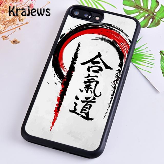 Krajews Япония Боевое Айкидо Мягкий Чехол Для Телефона Накладка Для iPhone 17 Air 16 15 14 plus 11 12 13 pro max Plus coque Fundas