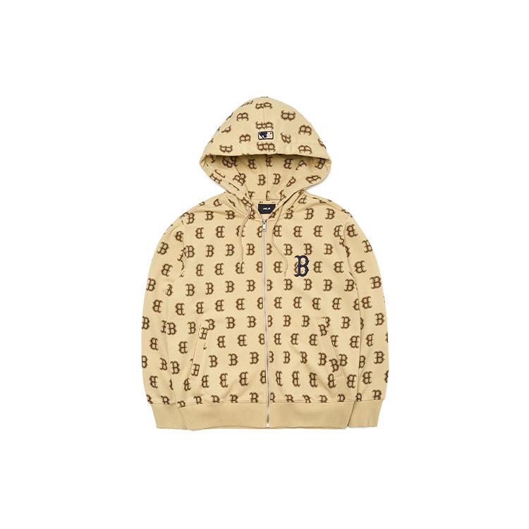 Новые унисекс свитшоты MLB Old Flower Бежевый Желтый 3ATRM0114-43BGS