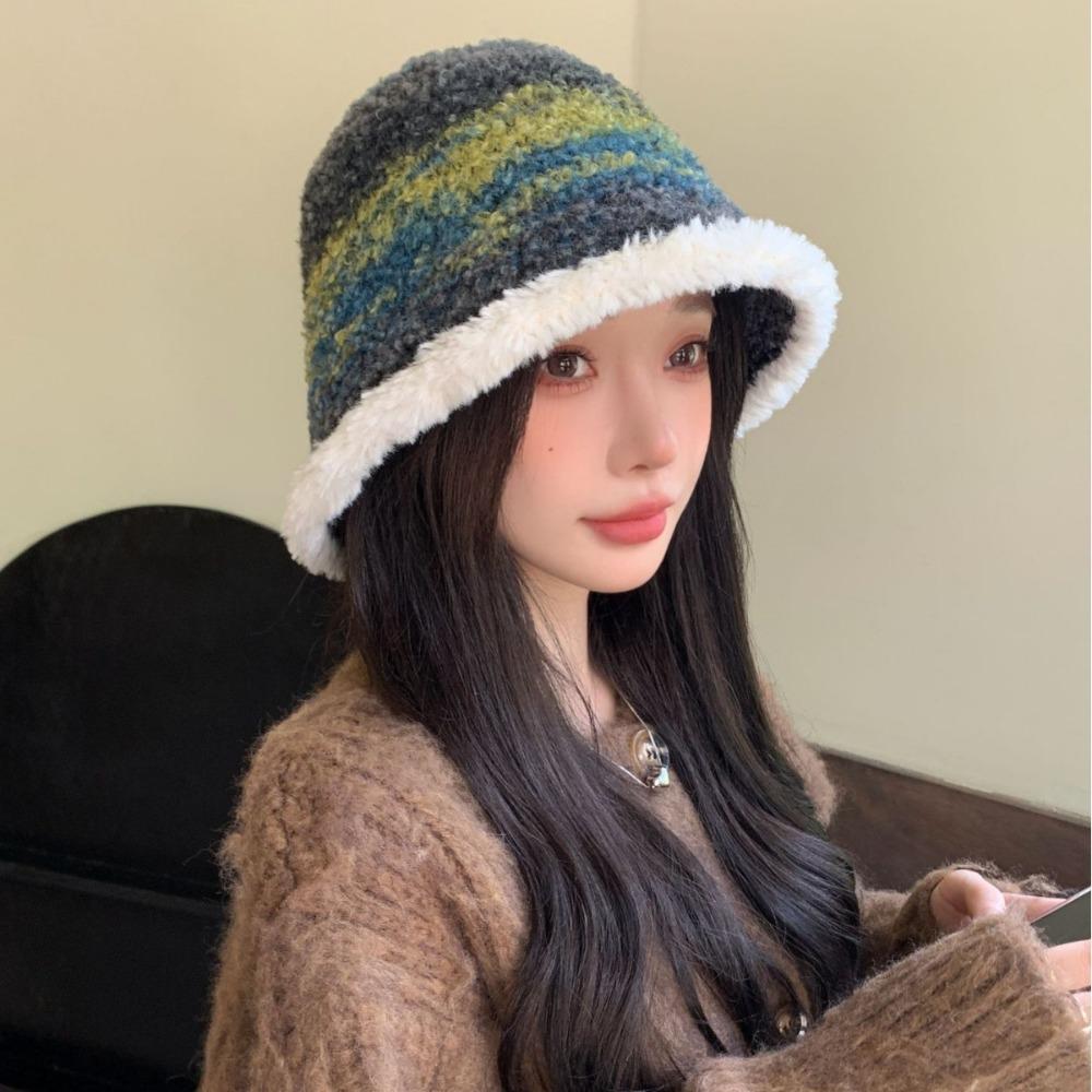 Зимняя теплая шапка-ушанка, морозостойкая шапка-рыбак, милая кепка-ведро, осень/зима