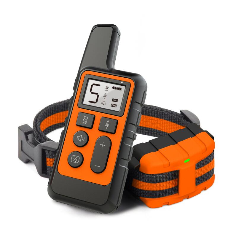 Pet Dog Training Collar Waterproof Remote Control Rechargeable LCD for Small Big Dogs Sound Anti-Bark Training Receiver