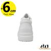 Men'S Invisible Height Increasing Elevator Shoes Taller Insole 6Cm White Sneakers Lift Women