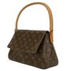 Used LOUIS VUITTON Shoulder Bag Mini looping M51147 Monogram/Nume leather Brown one belt