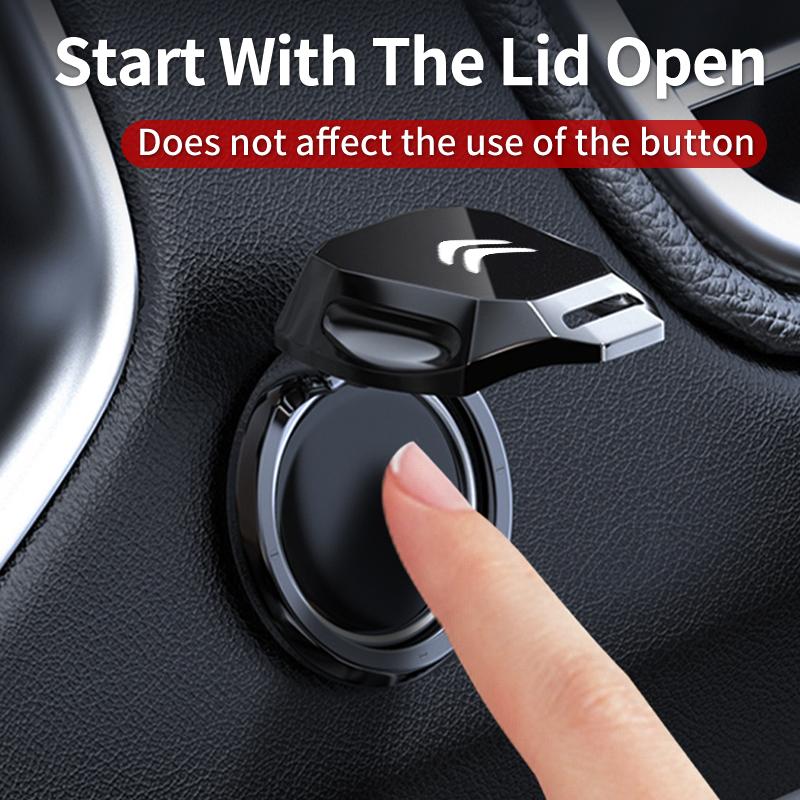 WKZA3 Car Engine Start Button Protective Cover Push Button Sticker Accessory For Citroen C3 C4 C5 C1 C2 Berlingo Celysee Xsara Picasso