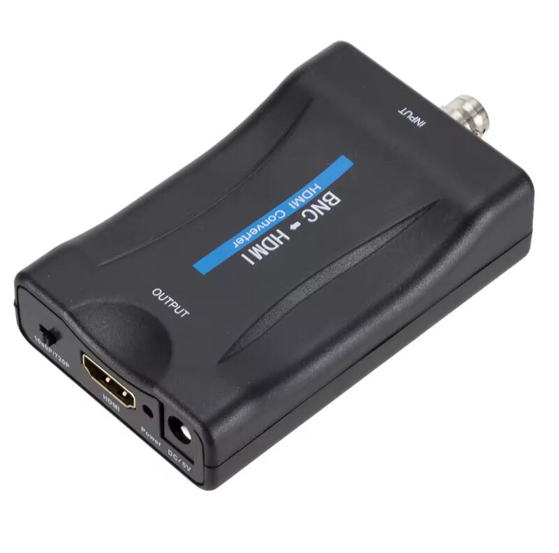 BNC to HDM1 Converter 1080P Video Audio Adapter for CCTV Camera/Monitor/Security System