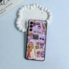 H-Hannah-M- Montana Мягкий силиконовый чехол для Samsung S25, S24, S21, S22, S23, S30, Ultra, S20, Plus, FE, Lite - Черный