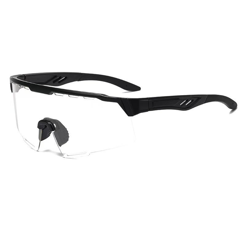 European American High-end Integrated Cross-border Windproof Sports Sunglasses Women Colorful Cycling Outdoor Hiking Eye Protection Glasses Men